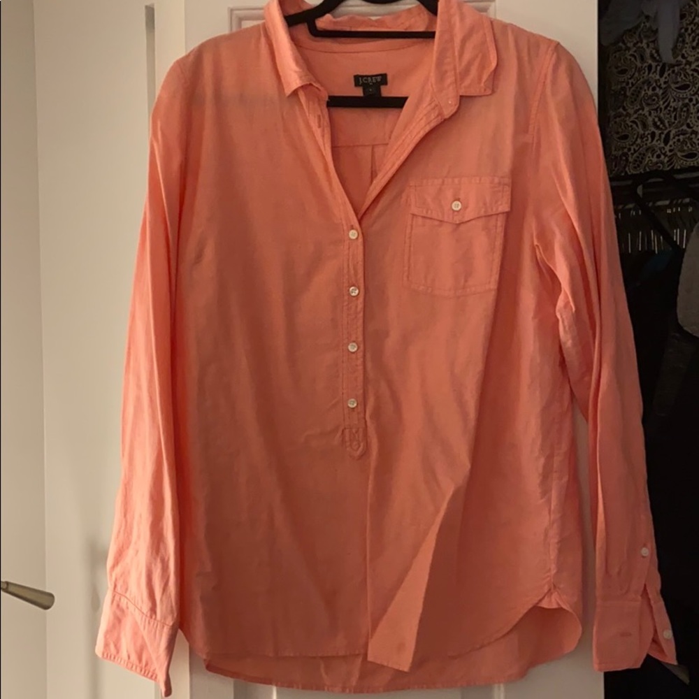 Jcrew 3/4 button collared shirt